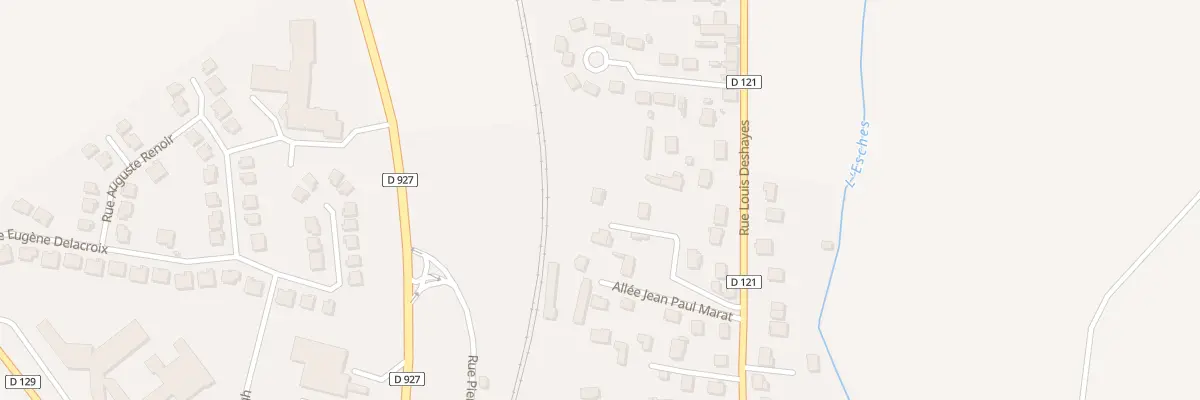 Plan du 77 Rue Louis Deshayes à Méru