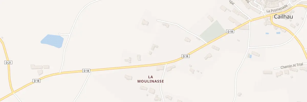 Plan du 9001 A la Trille à Cailhau