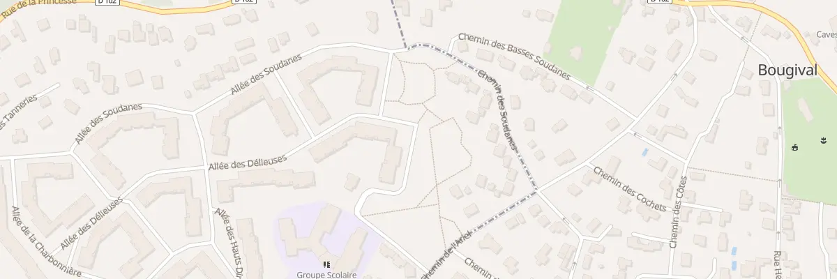 Plan du 28 All des Délieuses à Louveciennes