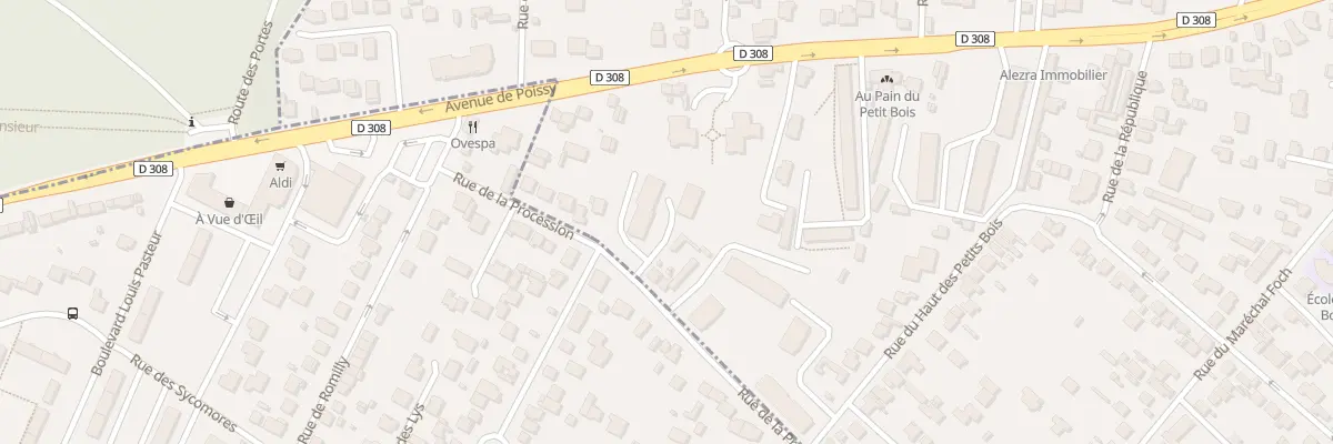 Plan du 72 Rue de la Procession à Maisons-Laffitte