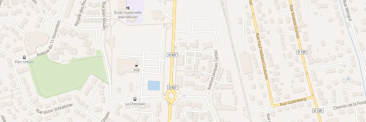 Plan du 2 Rue du Commandant Cousteau à Méru