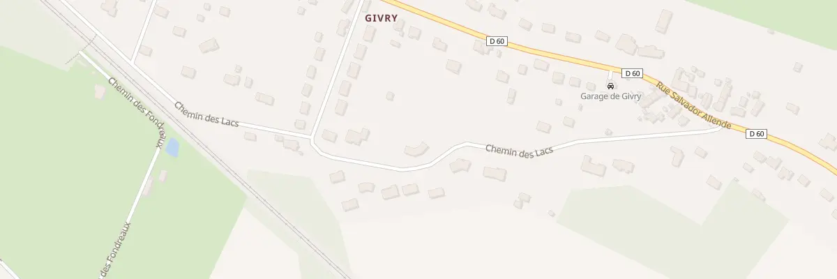 Plan du 24 Che des Lacs à Foëcy