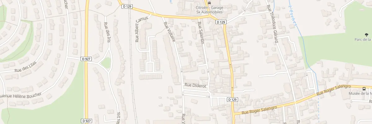 Plan du 13B Rue Voltaire à Méru