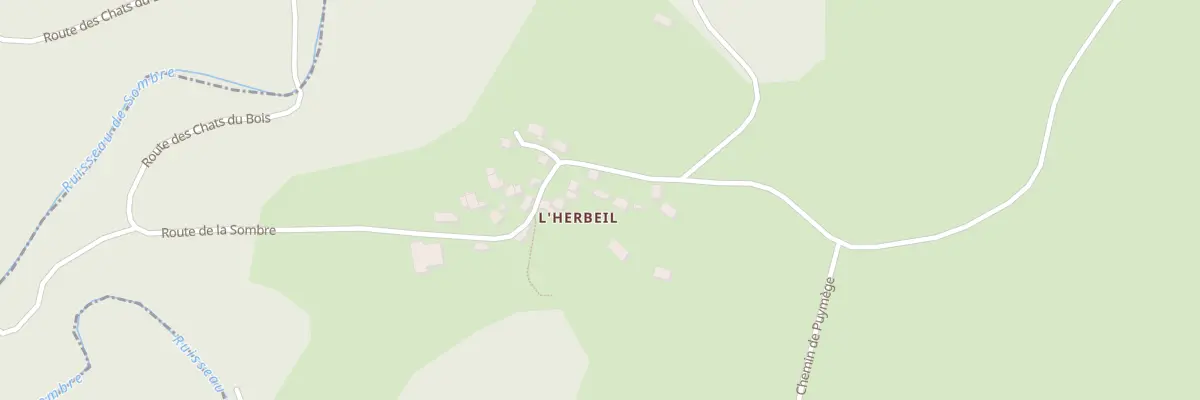 Plan du 5091 L’Herbeil à Laval-sur-Luzège