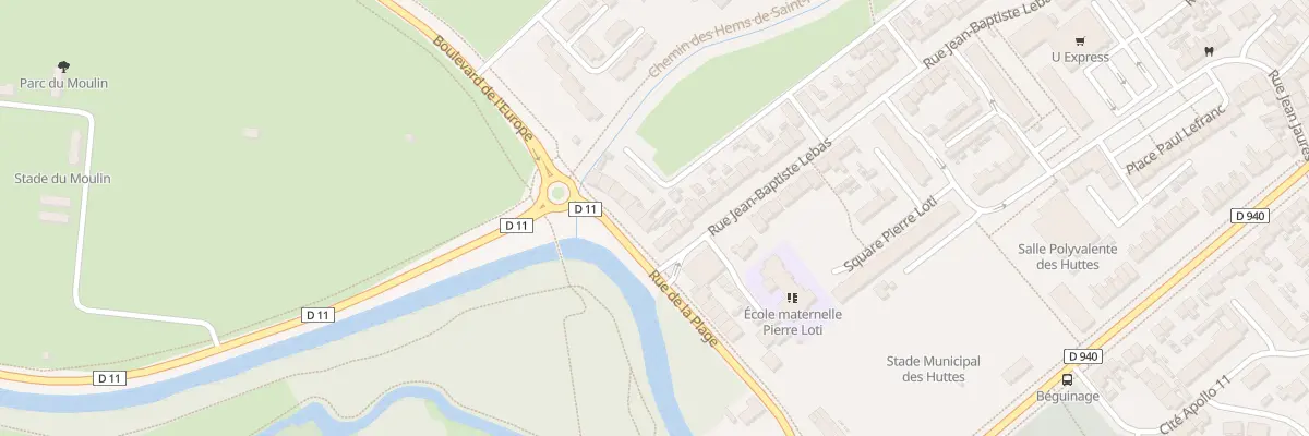Plan du 26 Rue de la Plage à Gravelines