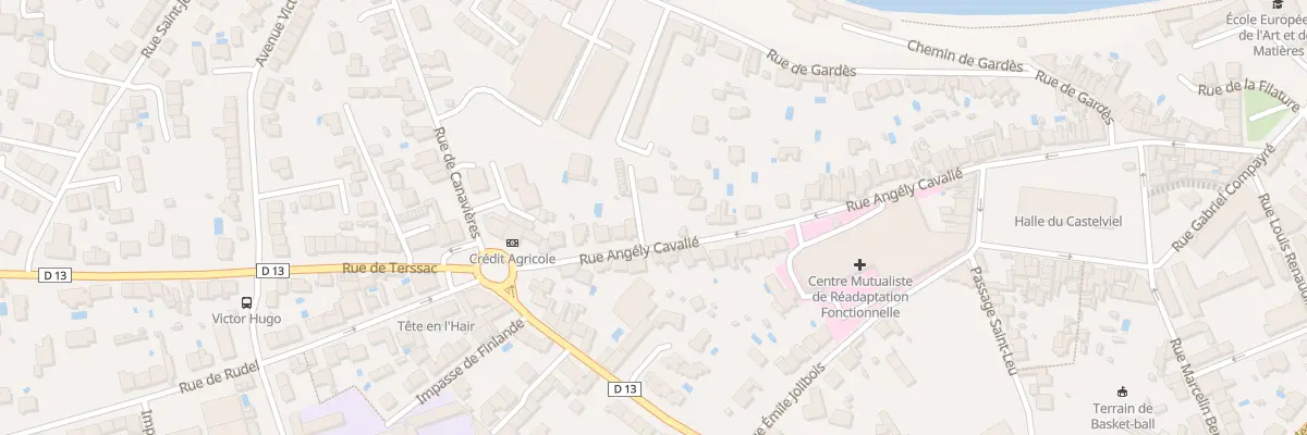 Plan du 46 Rue Angély Cavalié à Albi