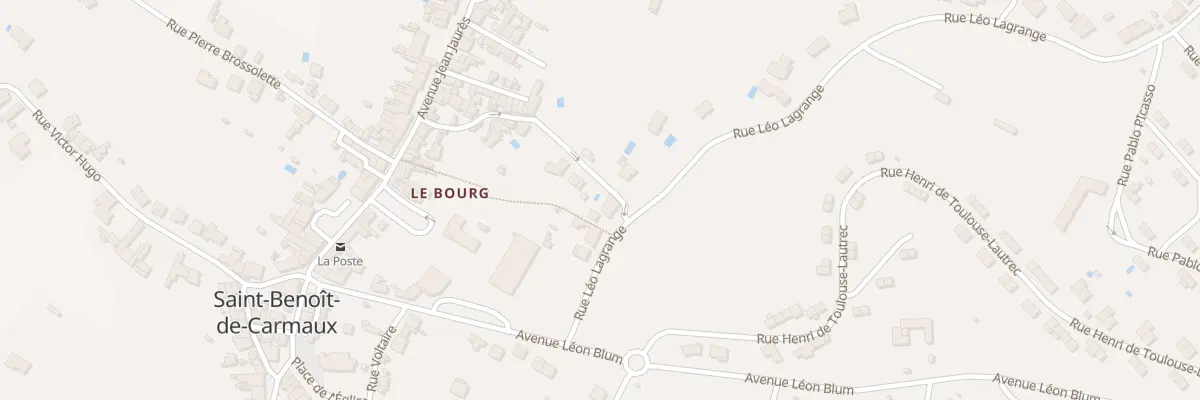 Plan du 7 Rue Léo Lagrange à Saint-Benoît-de-Carmaux