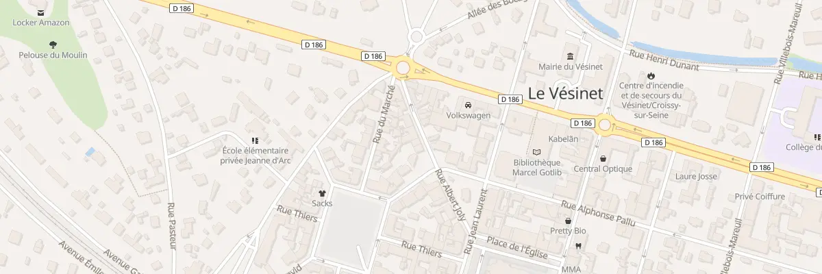 Plan du 15B Rue Albert Joly au Vésinet