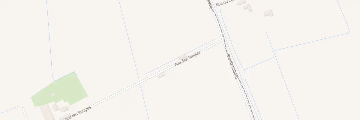 Plan du 10 Rue des Sangles à Muncq-Nieurlet