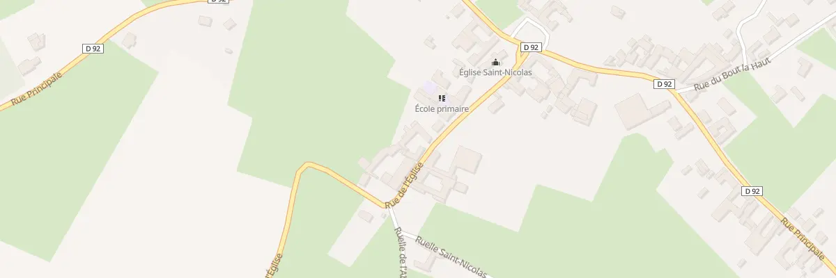 Plan du 9 Rue de l’Eglise à Audincthun