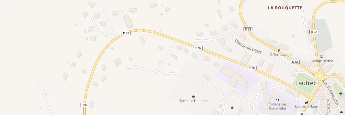 Plan du 13 Rte de Vielmur à Lautrec