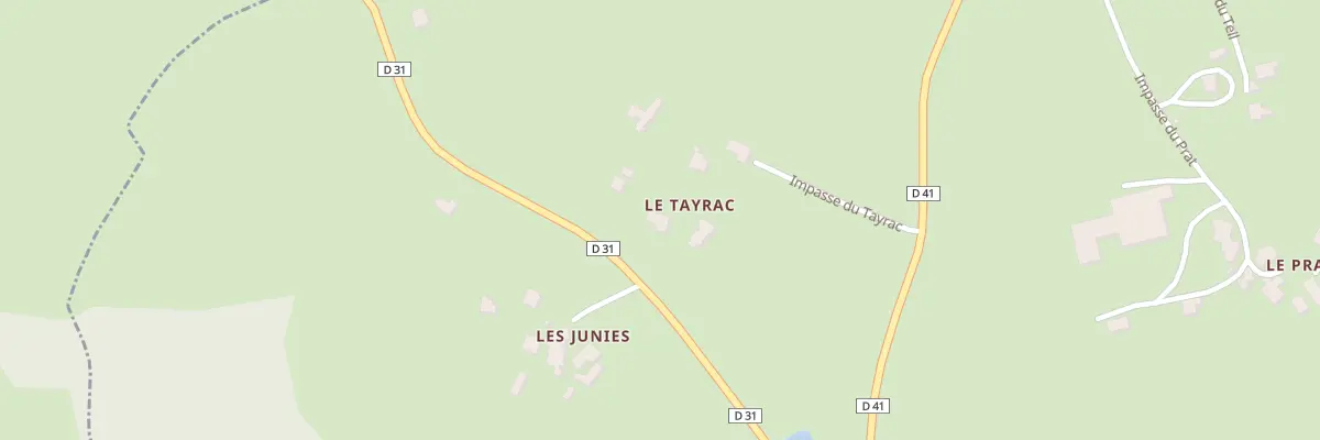 Plan du 5769F Le Tayrac à Felzins