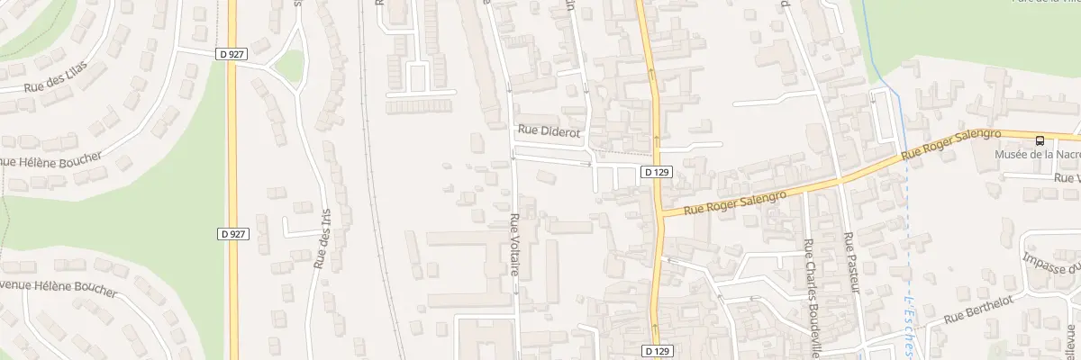 Plan du 19 Rue Voltaire à Méru
