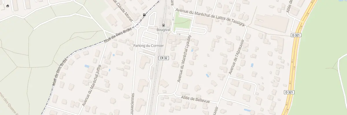 Plan du 14 Av Lyautey à La Celle-Saint-Cloud