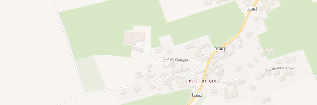 Plan du 6 Rue du Château à Moringhem