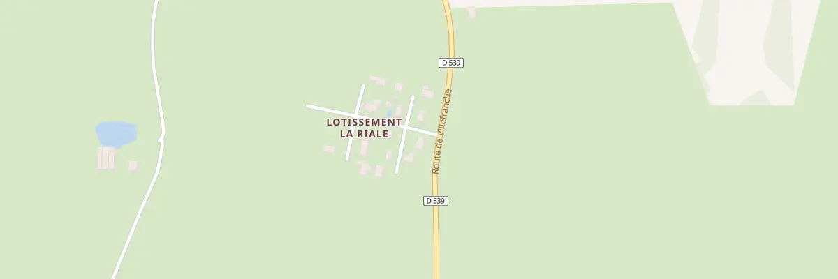 Plan du 3 All des Chenes à Drulhe