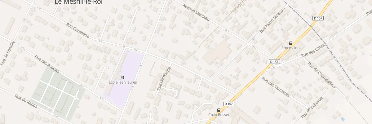 Plan du 18 Rue Gambetta au Mesnil-le-Roi