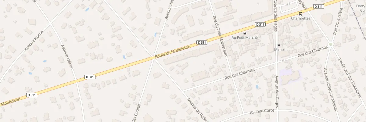 Plan du 35 Rte de Montesson au Vésinet