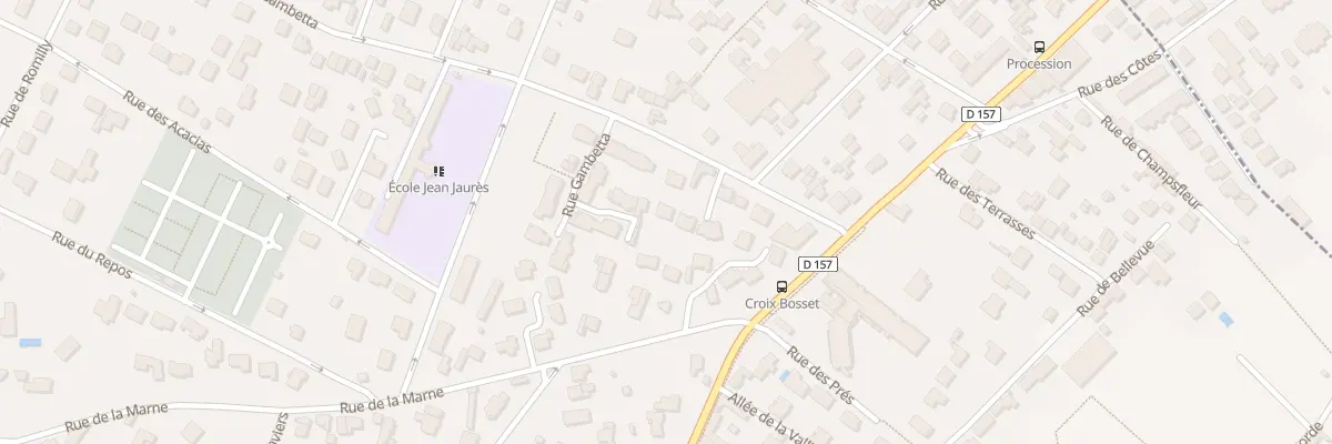 Plan du 9T Rue Gambetta au Mesnil-le-Roi