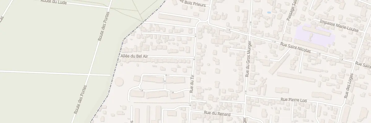 Plan du 3 All du Bel Air à Maisons-Laffitte