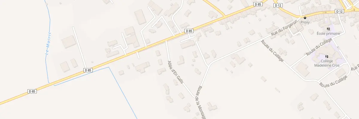 Plan du 4 Imp de la Caserne à Dourgne