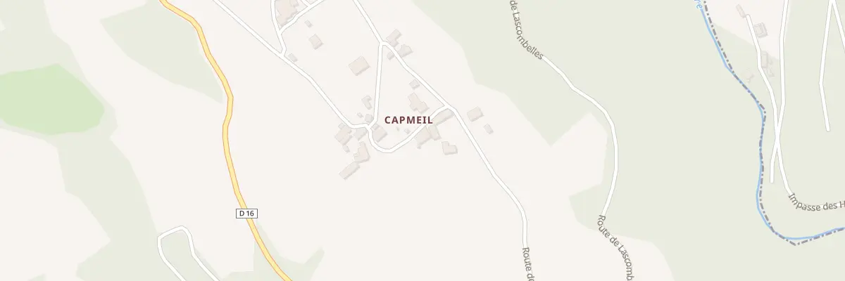 Plan du 5011 Village de Capmeil à Linac