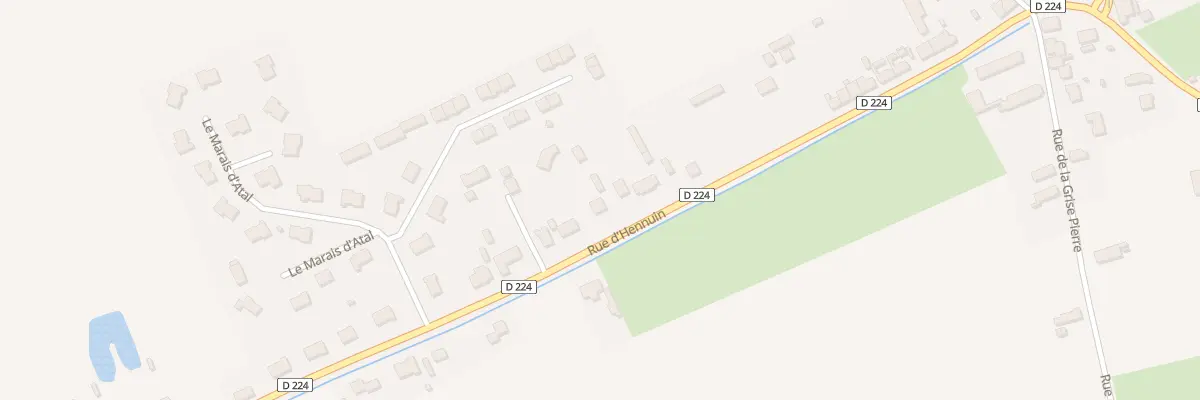 Plan du 400 Rue d’Hennuin à Sainte-Marie-Kerque
