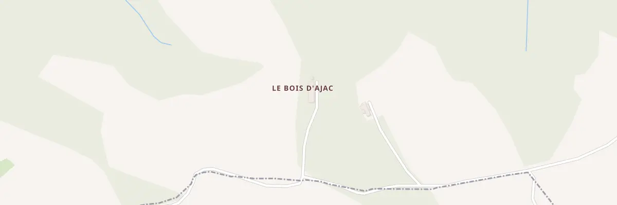 Plan de Bois de l’Auzine à Ajac