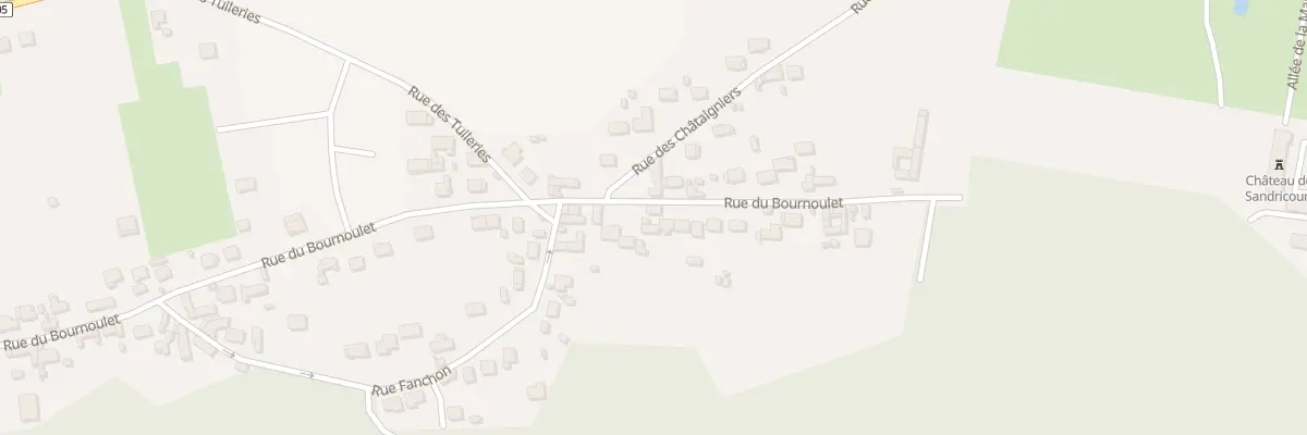 Plan du 194 Rue du Bournoulet à Amblainville