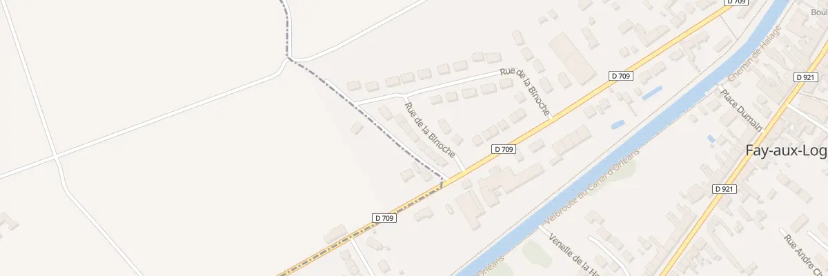 Plan du 34 Rue de la Binoche à Fay-aux-Loges