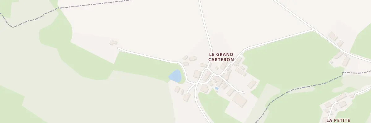 Plan du 2 Le Grand Carteron à Nouzerines