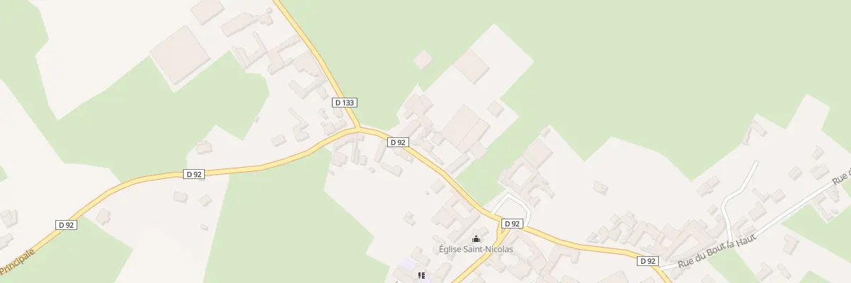 Plan du 14 Rue Principale le Village à Audincthun