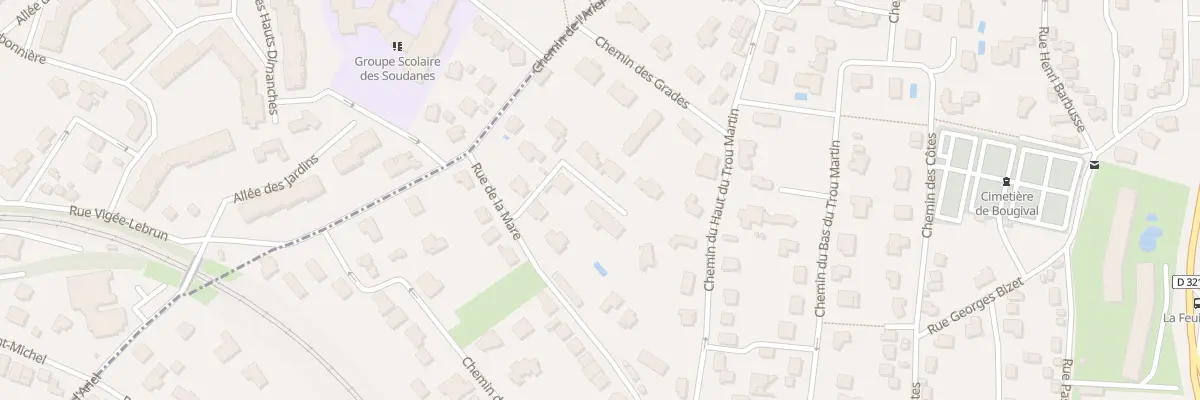Plan du 26 Rue de la Mare à Bougival