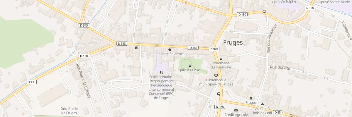 Plan du 19 Rue du Four à Fruges
