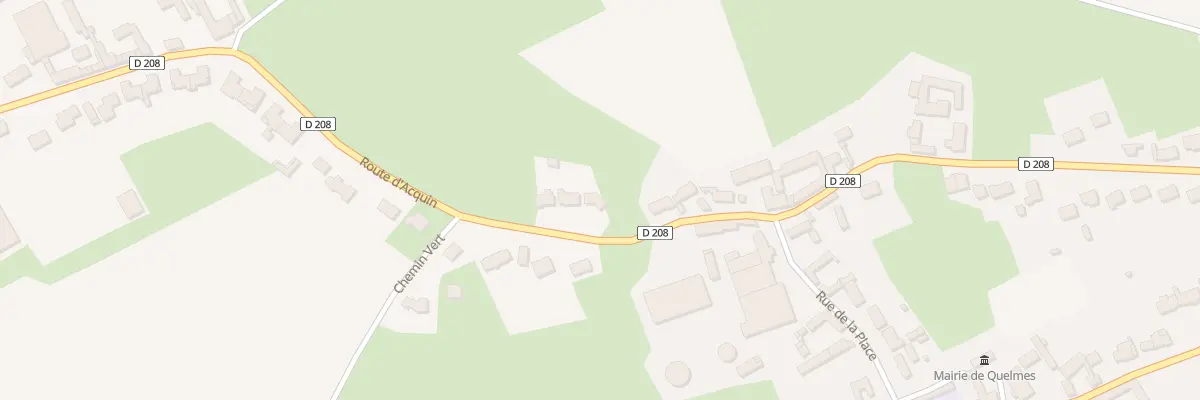 Plan du 124 Rte d’Acquin à Quelmes