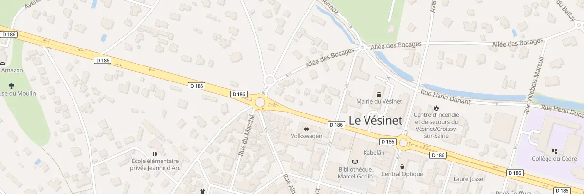 Plan du 66 Bd Carnot au Vésinet