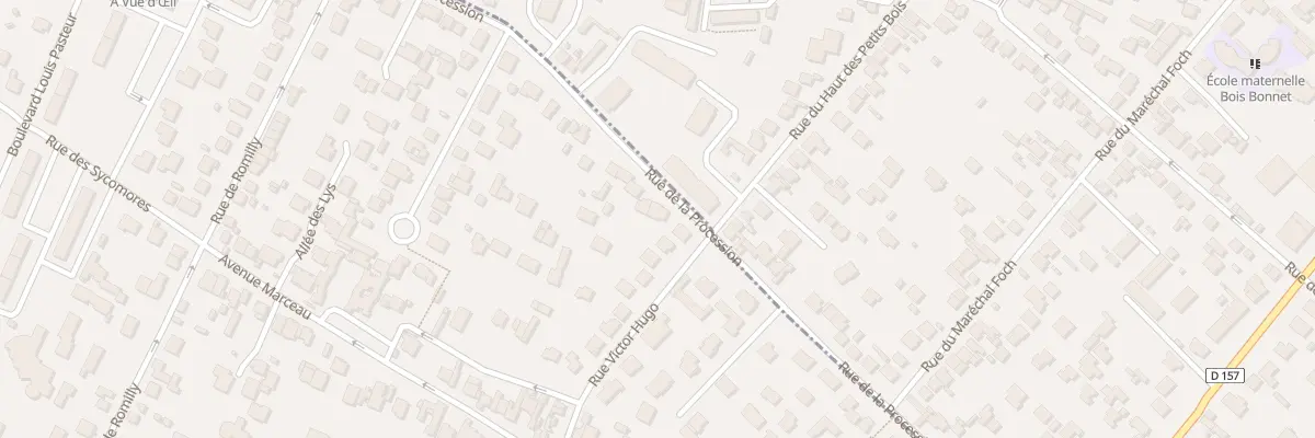 Plan du 53B Rue de la Procession au Mesnil-le-Roi
