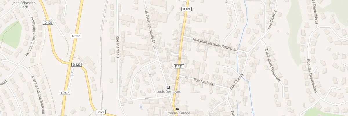 Plan du 11 Rue Louis Deshayes à Méru