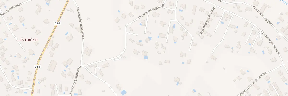 Plan du 21 Che de Veyrières à Albi