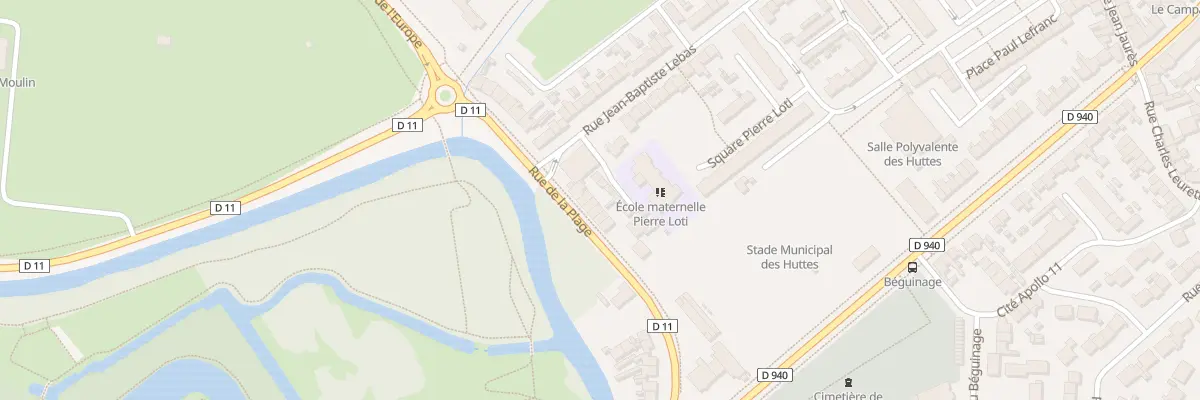 Plan du 20 Rue de la Plage à Gravelines