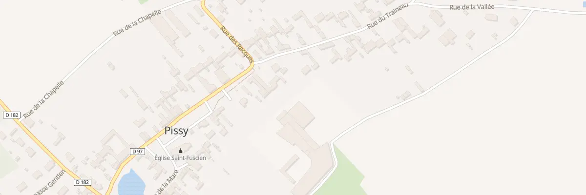 Plan du 2 Rue du Traineau à Pissy