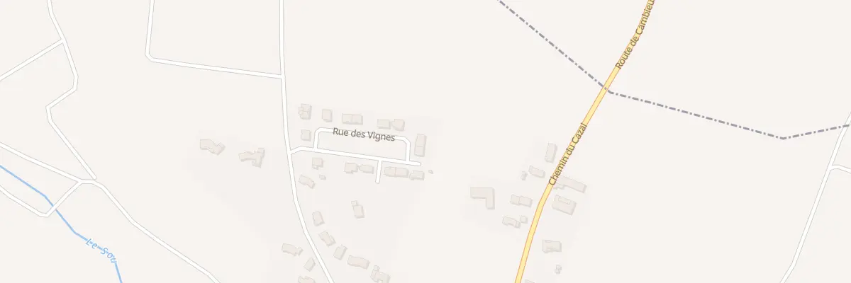 Plan du 4 Rue des Vignes à Cambieure