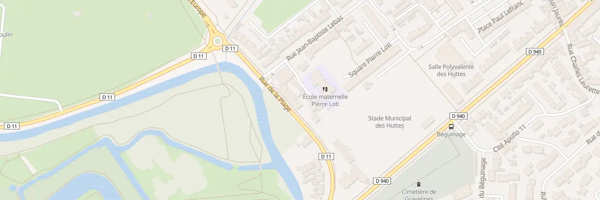 Plan du 16 Rue de la Plage à Gravelines