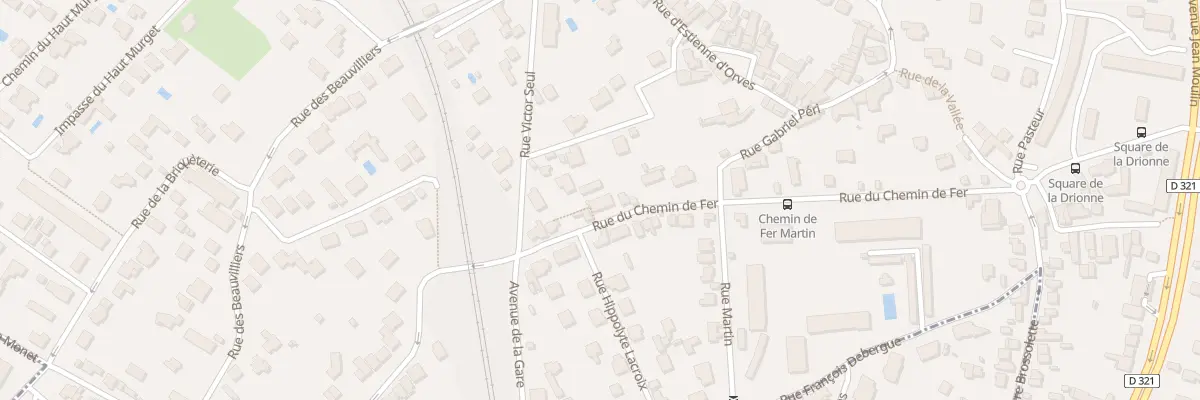 Plan du 42 Rue du Chemin de Fer à Bougival