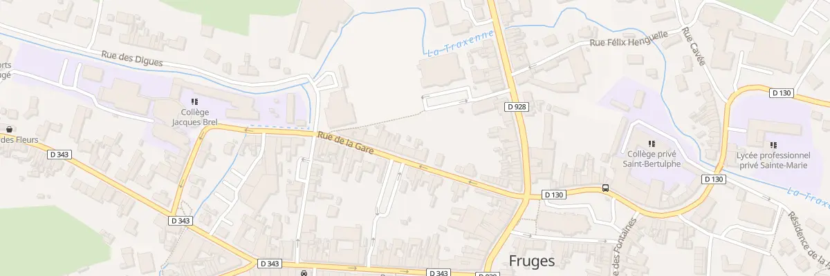Plan du 14 Rue de la Gare à Fruges