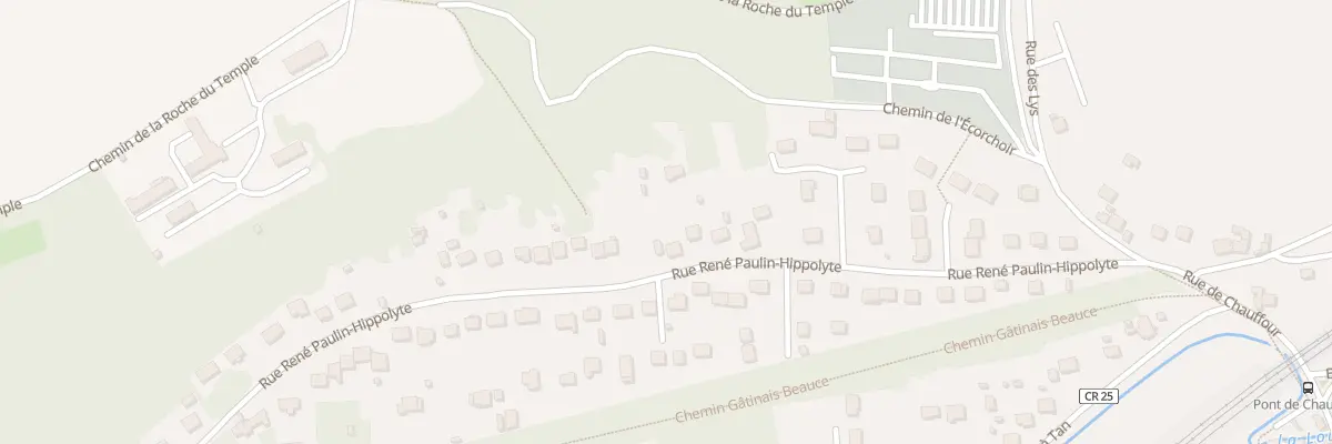 Plan du 20 Rue René Paulin Hippolyte à Étampes
