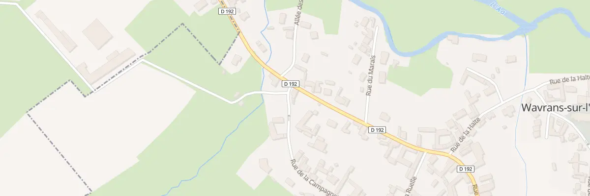 Plan du 16 Rue Bernard Chochoy à Wavrans-sur-l’Aa