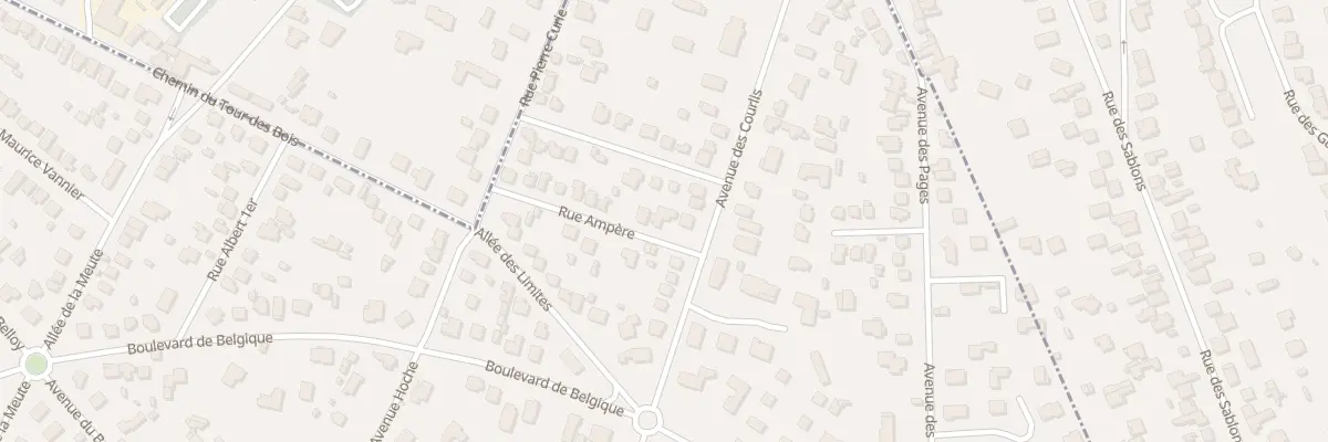 Plan du 4 Rue Ampère au Vésinet