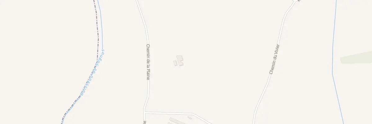 Plan du 5291 La Plaine à Trévien