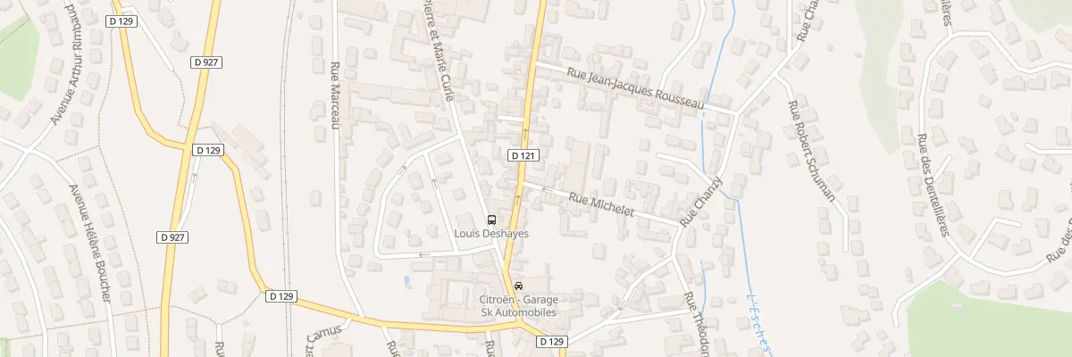 Plan du 12 Rue Louis Deshayes à Méru